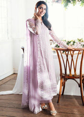 AZURE EMBROIDERED CHIFFON DRESS 3 PIECE  2360